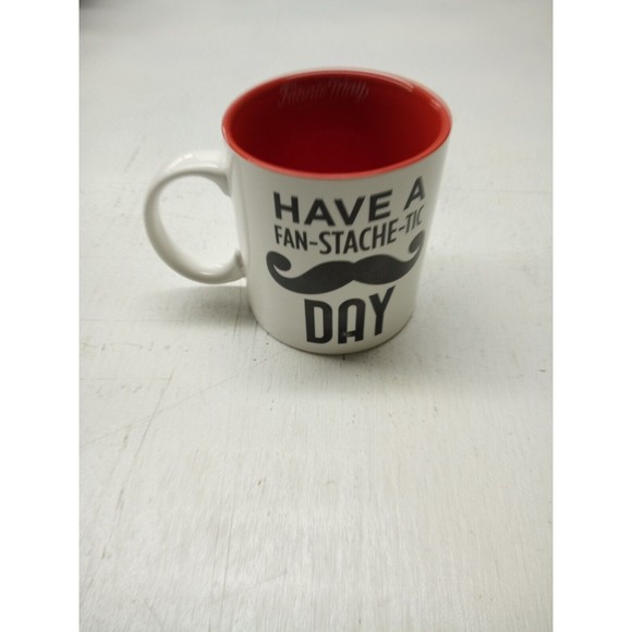 Fannie May Have A Fan-Stache-Tic Day Mug 18oz Large Coffee Mug - Picture 1 of 3